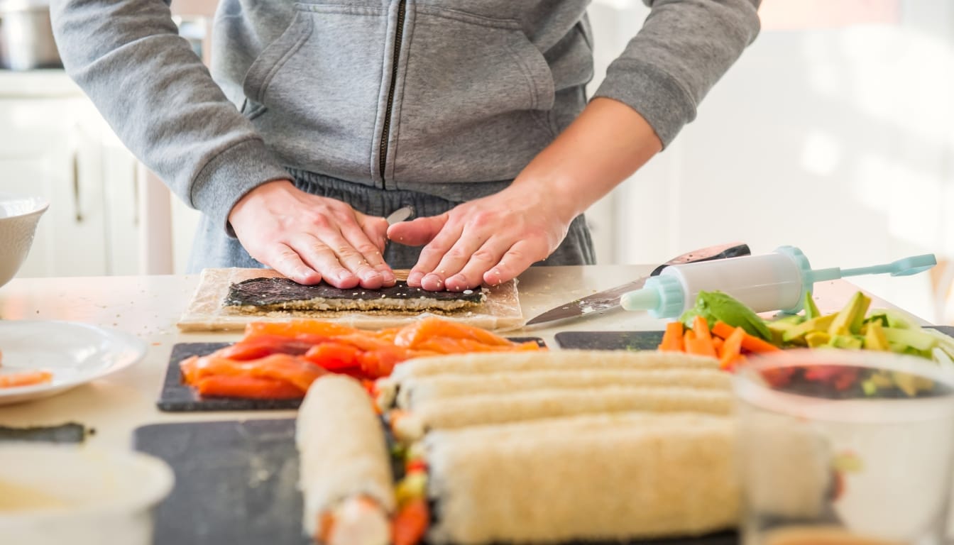 How to Make Homemade Sushi Rolls