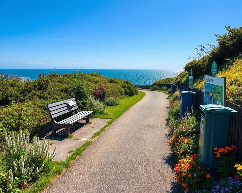 Coastal amenities in South Wales