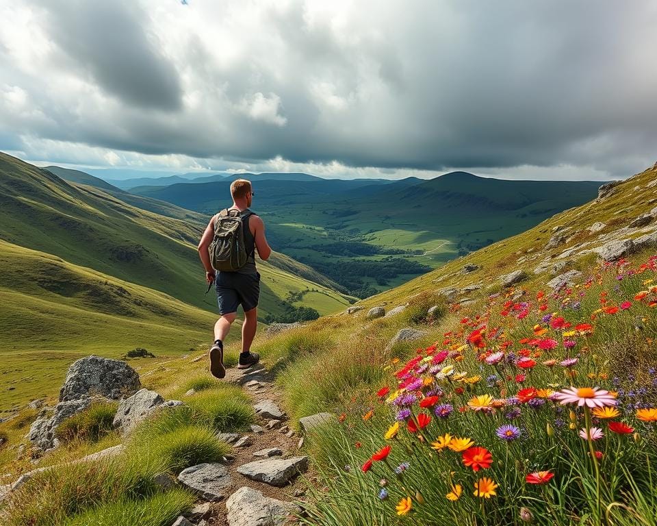 Fitness for hiking in UK landscapes