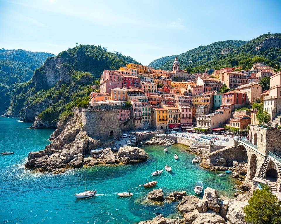 Ligurian Riviera coastal view Ligurian Riviera coastal view