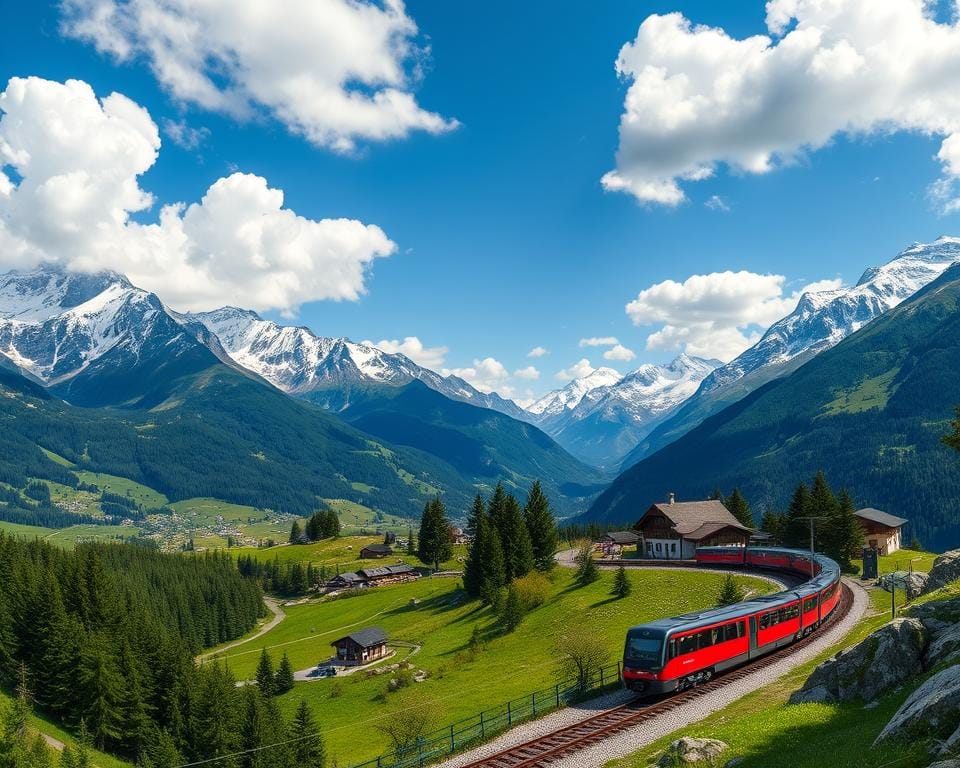 Swiss Alps train rides Swiss Alps train rides