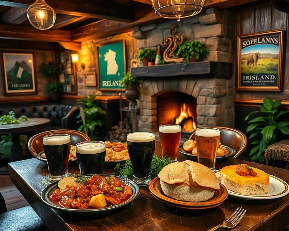 Traditional Irish food and pub culture
