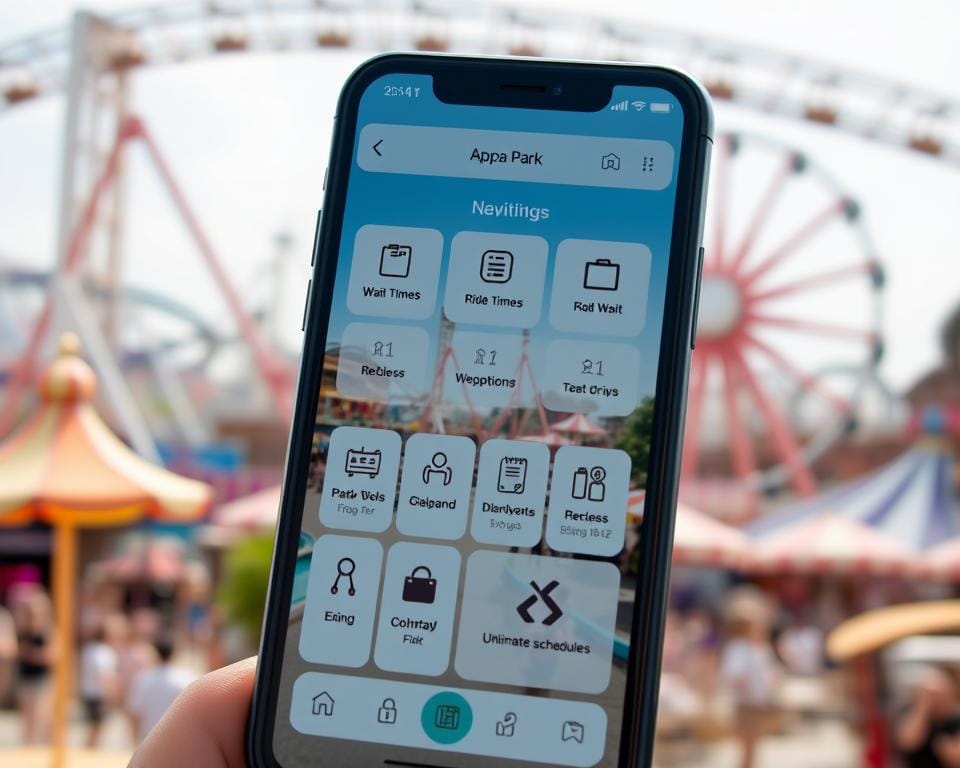 theme park app guide