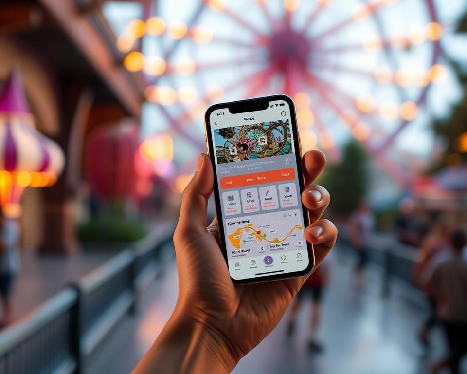 theme park app guide