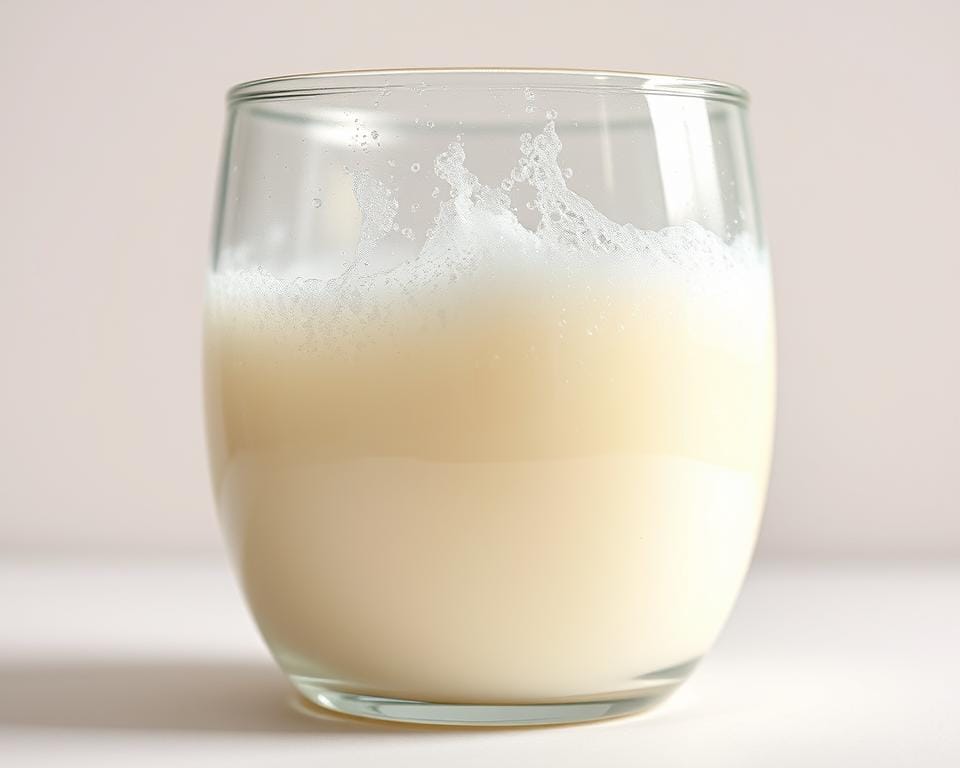 A close-up shot of a glass container filled with a bubbly, effervescent mixture of creamy buttermilk and baking soda. The reaction is captured in action, with tiny bubbles rapidly rising to the surface, creating a dynamic and visually captivating scene. The container is set against a clean, bright background, allowing the energetic reaction to take center stage. Soft, natural lighting casts a warm, inviting glow over the scene, highlighting the textures and colors of the ingredients. The overall composition emphasizes the importance of this chemical reaction in the baking process, conveying a sense of scientific curiosity and the joy of homemade baking. A close-up shot of a glass container filled with a bubbly, effervescent mixture of creamy buttermilk and baking soda. The reaction is captured in action, with tiny bubbles rapidly rising to the surface, creating a dynamic and visually captivating scene. The container is set against a clean, bright background, allowing the energetic reaction to take center stage. Soft, natural lighting casts a warm, inviting glow over the scene, highlighting the textures and colors of the ingredients. The overall composition emphasizes the importance of this chemical reaction in the baking process, conveying a sense of scientific curiosity and the joy of homemade baking.