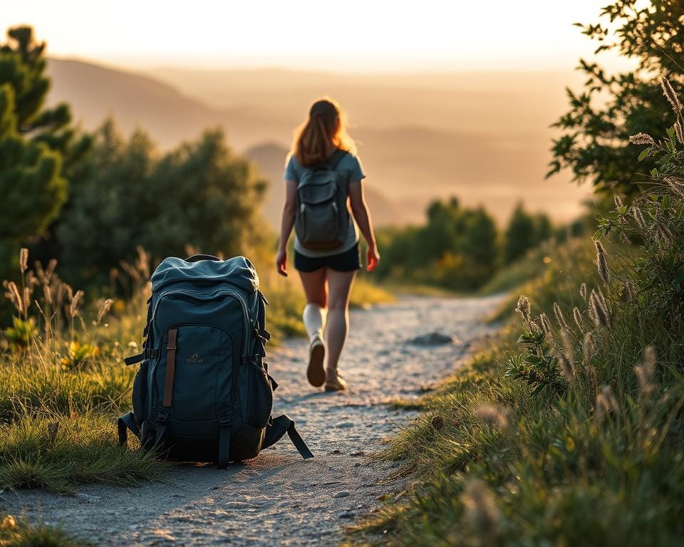 A serene solo traveler strolling along a picturesque path, surrounded by lush greenery and a warm, golden light. In the foreground, a well-packed backpack rests on the ground, symbolizing the freedom and independence of solo exploration. The middle ground features the traveler, their face conveying a sense of tranquility and wonder, as they take in the breathtaking scenery. In the background, a distant horizon line suggests the endless possibilities that await the adventurous spirit. The overall mood is one of calm, introspection, and the joy of discovering the world on one's own terms. A serene solo traveler strolling along a picturesque path, surrounded by lush greenery and a warm, golden light. In the foreground, a well-packed backpack rests on the ground, symbolizing the freedom and independence of solo exploration. The middle ground features the traveler, their face conveying a sense of tranquility and wonder, as they take in the breathtaking scenery. In the background, a distant horizon line suggests the endless possibilities that await the adventurous spirit. The overall mood is one of calm, introspection, and the joy of discovering the world on one's own terms.