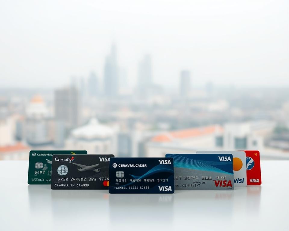 A sleek and minimalist travel card display against a soft, diffused background. In the foreground, several branded travel cards are neatly arranged, showcasing their various designs and logos. The middle ground features a clean, uncluttered workspace, with a subtle hint of organization and efficiency. The background is a muted, hazy scene, perhaps a blurred urban landscape or a plain, neutral tone, creating a sense of tranquility and focus on the travel cards. The lighting is soft and even, accentuating the textures and details of the cards. The overall composition conveys the idea of essential travel preparation - organized, streamlined, and ready for the journey ahead. A sleek and minimalist travel card display against a soft, diffused background. In the foreground, several branded travel cards are neatly arranged, showcasing their various designs and logos. The middle ground features a clean, uncluttered workspace, with a subtle hint of organization and efficiency. The background is a muted, hazy scene, perhaps a blurred urban landscape or a plain, neutral tone, creating a sense of tranquility and focus on the travel cards. The lighting is soft and even, accentuating the textures and details of the cards. The overall composition conveys the idea of essential travel preparation - organized, streamlined, and ready for the journey ahead.