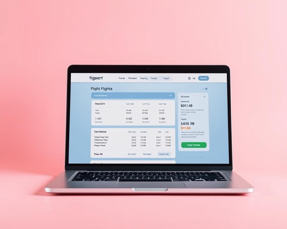a vibrant, minimalistic illustration of a laptop screen displaying a flight booking website with a clean, user-friendly interface. The screen is set against a soft, pastel-colored background, creating a calming and inviting atmosphere. The layout showcases various booking options, such as departure and arrival dates, destination cities, and price ranges, all presented in a neatly organized and visually appealing manner. The overall scene conveys a sense of ease and efficiency, capturing the essence of "how to book budget flights" in a visually compelling way. a vibrant, minimalistic illustration of a laptop screen displaying a flight booking website with a clean, user-friendly interface. The screen is set against a soft, pastel-colored background, creating a calming and inviting atmosphere. The layout showcases various booking options, such as departure and arrival dates, destination cities, and price ranges, all presented in a neatly organized and visually appealing manner. The overall scene conveys a sense of ease and efficiency, capturing the essence of "how to book budget flights" in a visually compelling way.