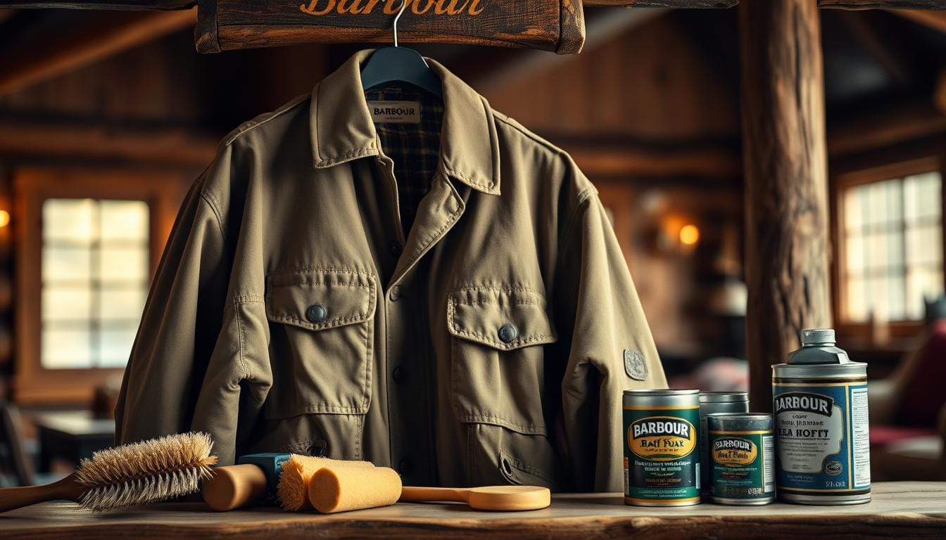 how to clean a barbour jacket